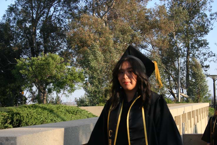 Students at Commencement