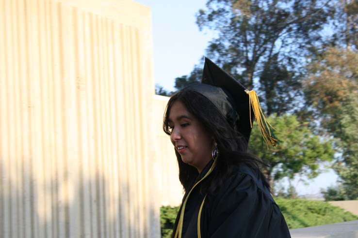 Students at Commencement