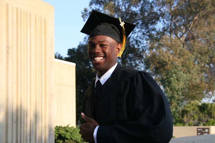 Students at Commencement