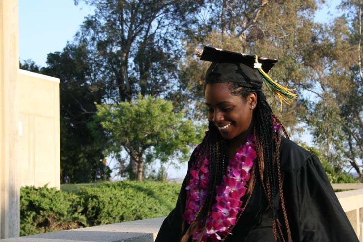 Students at Commencement