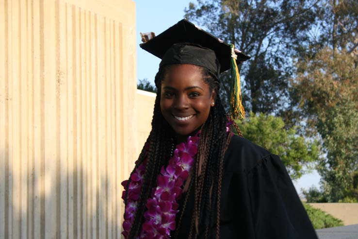 Students at Commencement