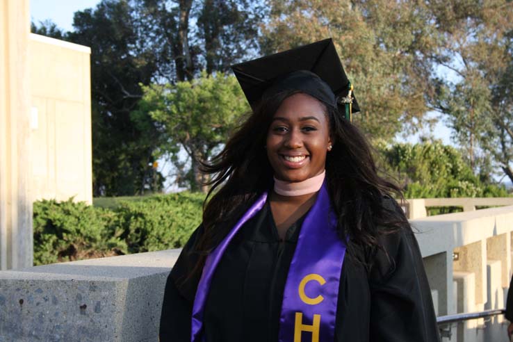 Students at Commencement