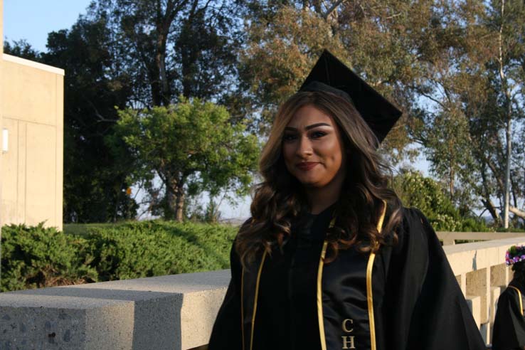 Students at Commencement