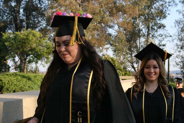 Students at Commencement