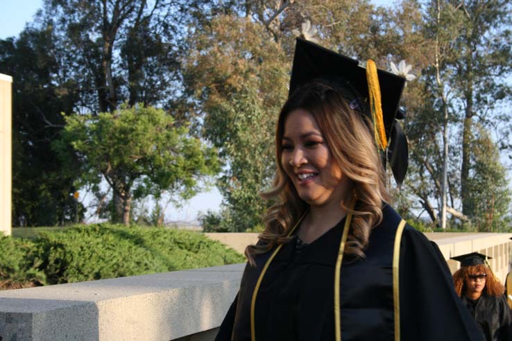 Students at Commencement