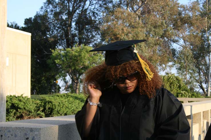 Students at Commencement