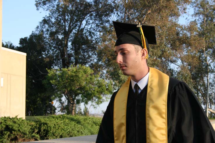 Students at Commencement