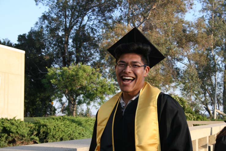 Students at Commencement