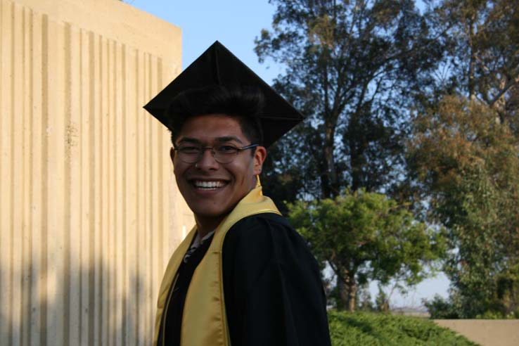 Students at Commencement