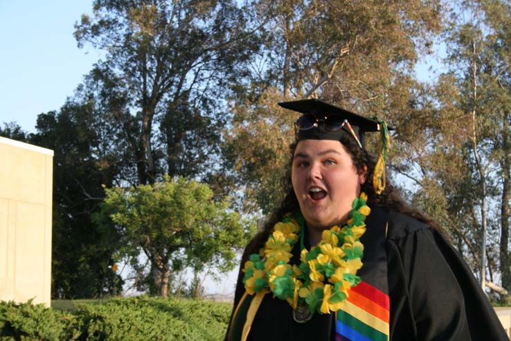 Students at Commencement