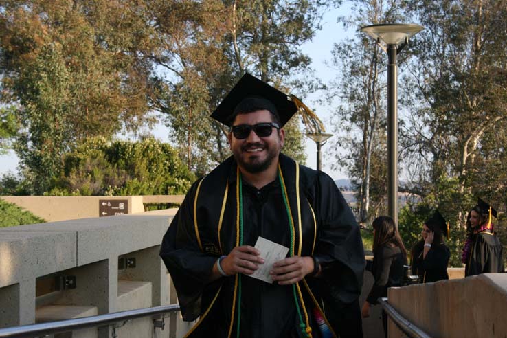 Students at Commencement