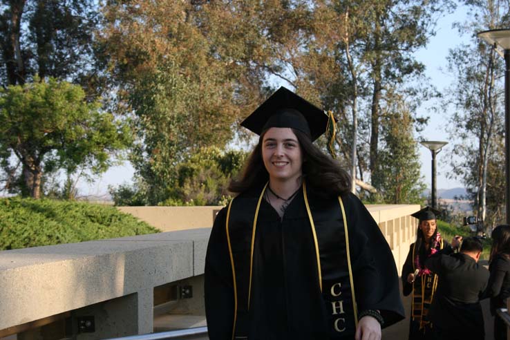 Students at Commencement