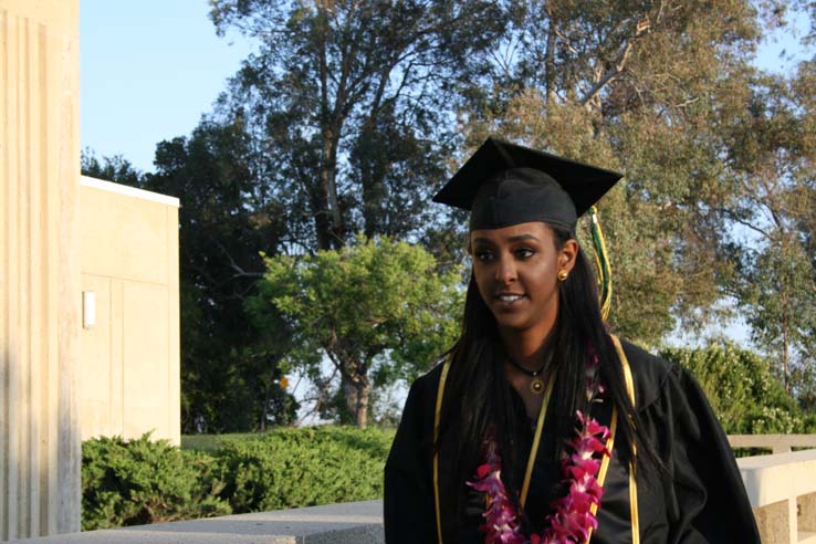 Students at Commencement