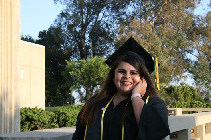 Students at Commencement