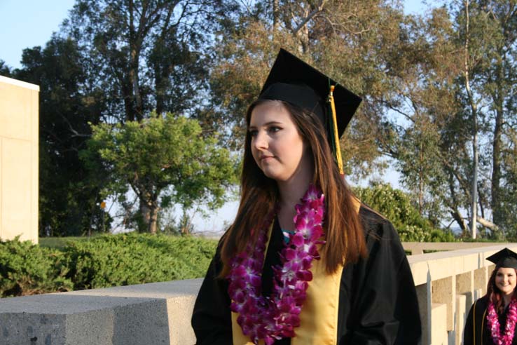 Students at Commencement