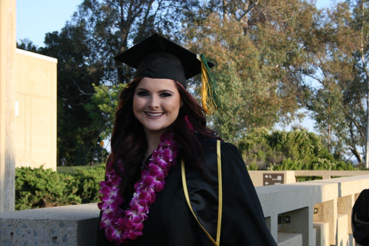 Students at Commencement