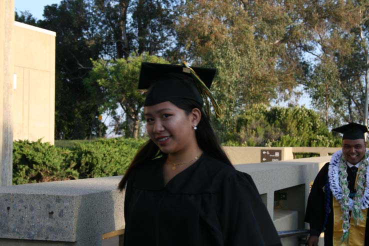 Students at Commencement