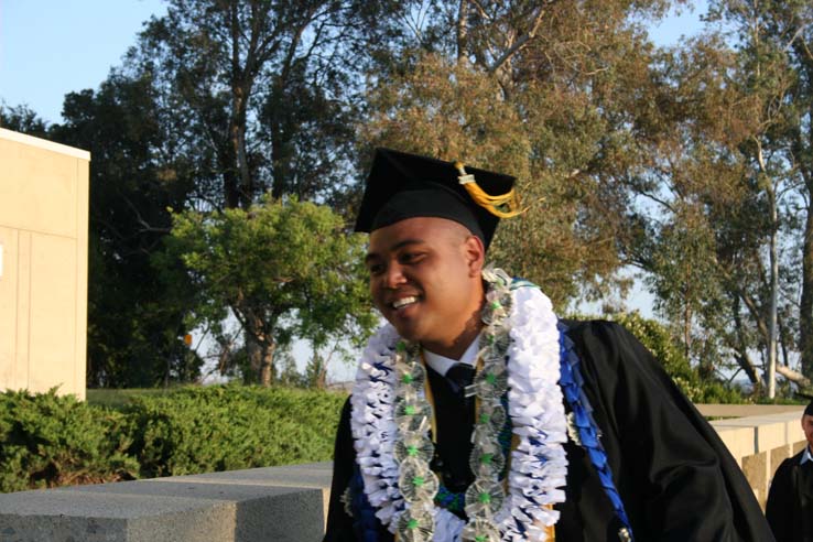 Students at Commencement