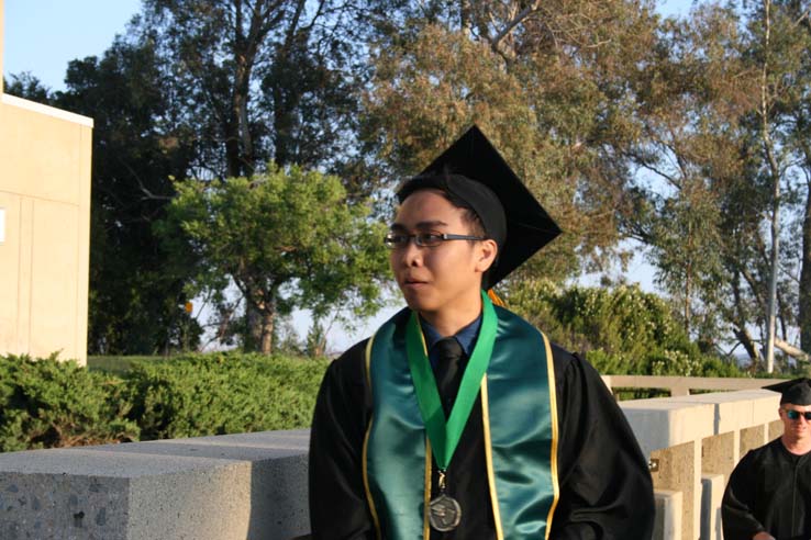 Students at Commencement