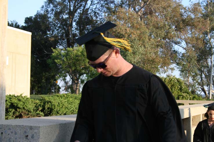 Students at Commencement