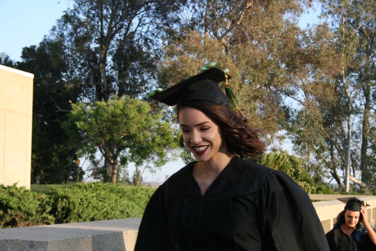 Students at Commencement