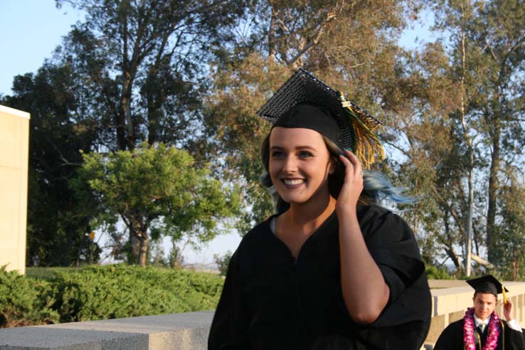 Students at Commencement