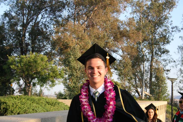 Students at Commencement