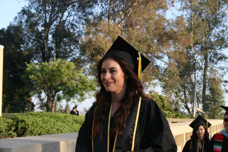 Students at Commencement