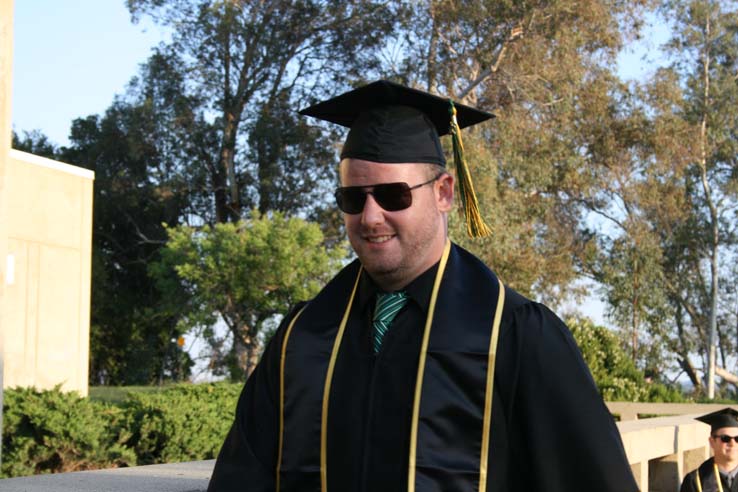 Students at Commencement