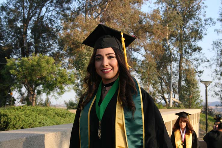 Students at Commencement