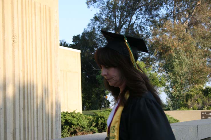 Students at Commencement