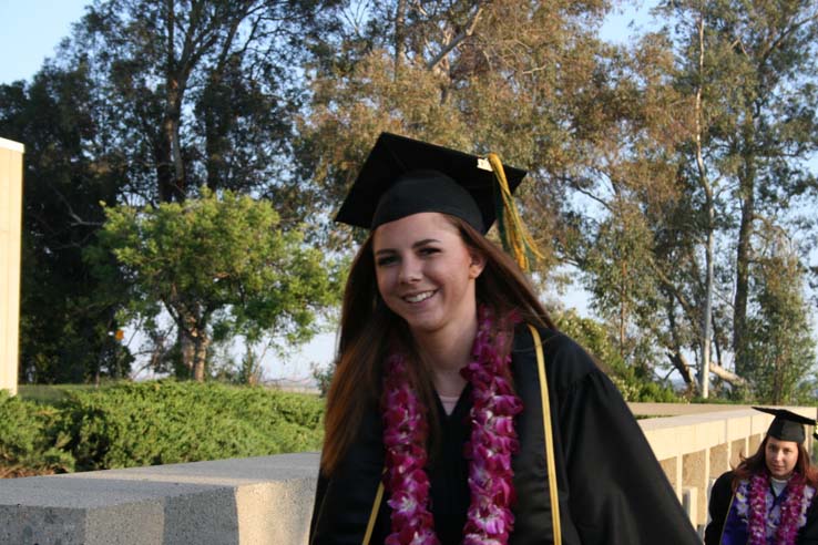 Students at Commencement