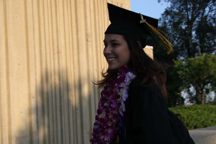 Students at Commencement