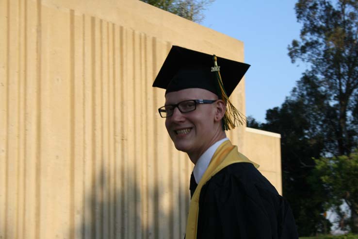 Students at Commencement