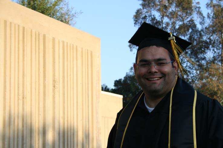 Students at Commencement