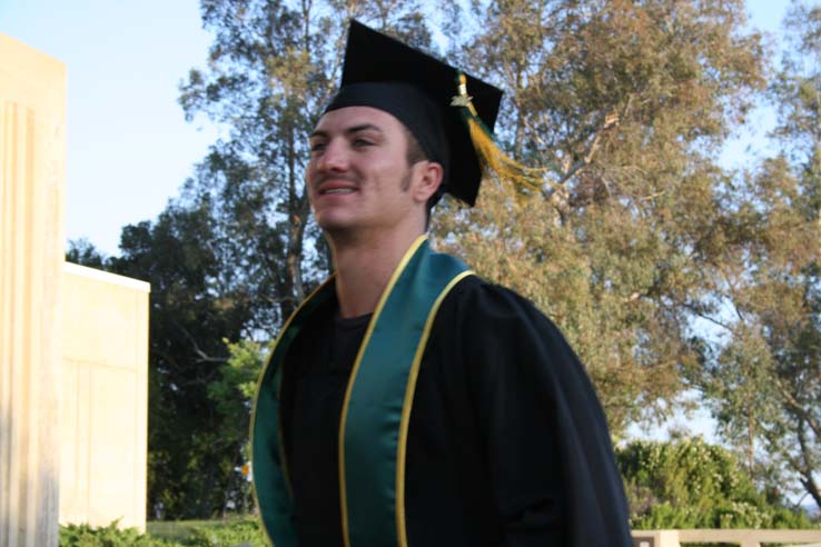 Students at Commencement