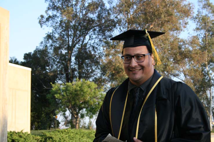 Students at Commencement