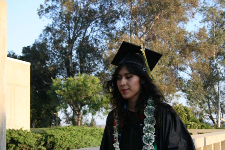 Students at Commencement