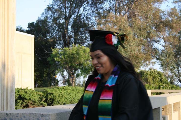 Students at Commencement