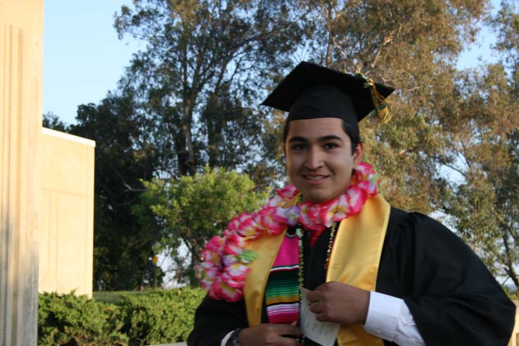 Students at Commencement