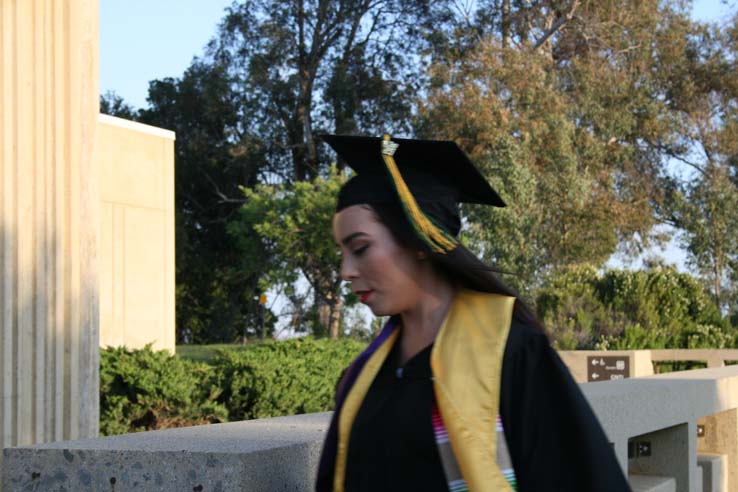 Students at Commencement