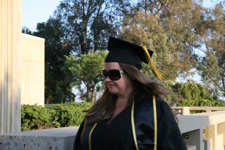 Students at Commencement