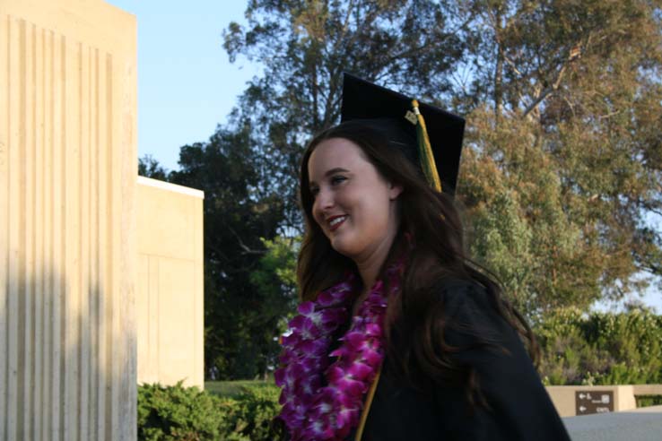 Students at Commencement