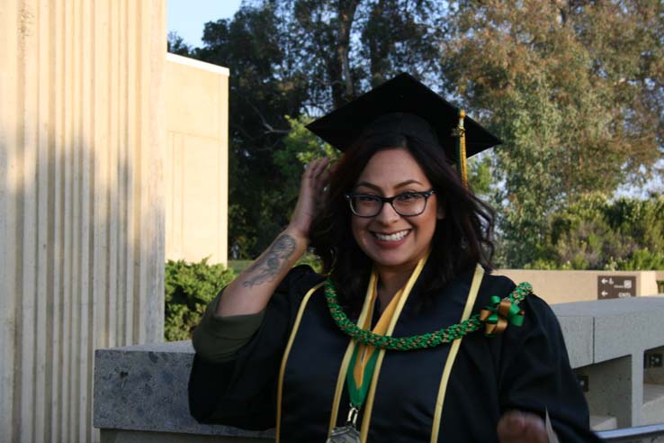 Students at Commencement