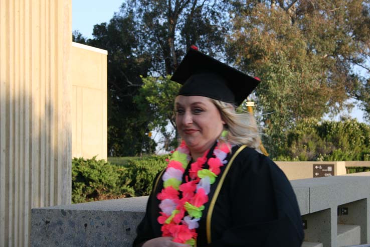 Students at Commencement