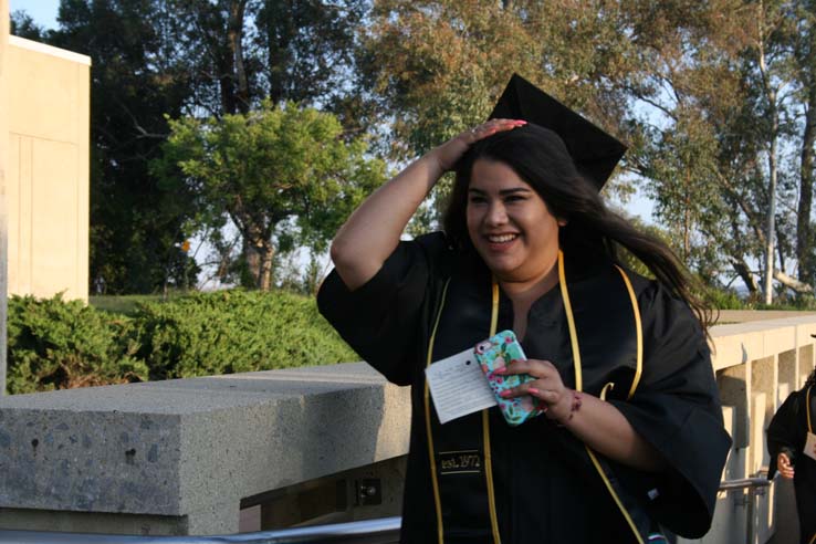 Students at Commencement