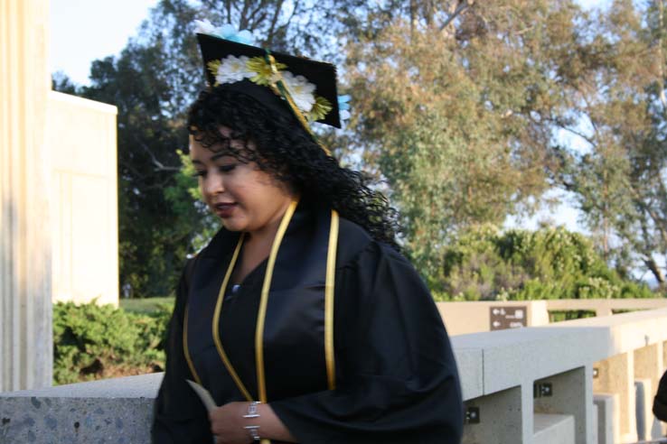 Students at Commencement