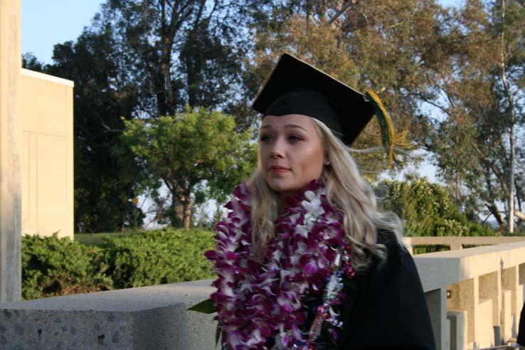 Students at Commencement