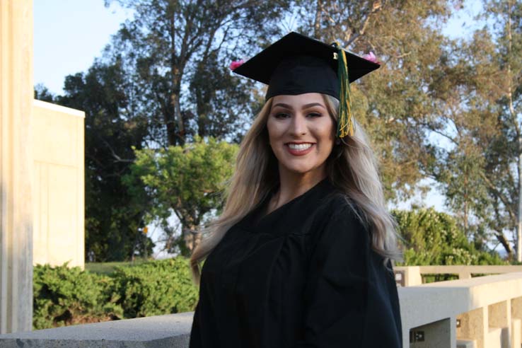 Students at Commencement