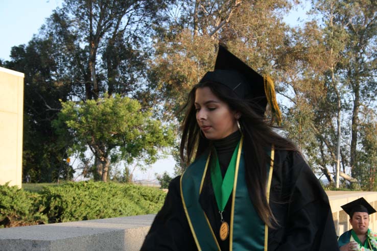 Students at Commencement